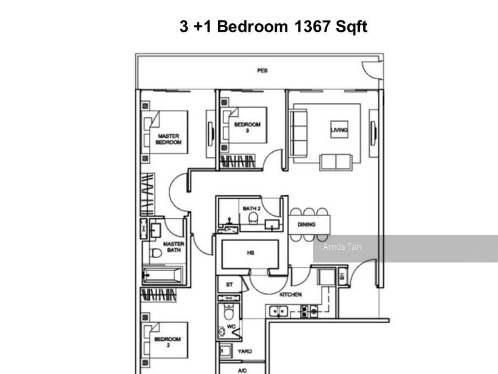 Wilkie Studio (D9), Apartment #115899352